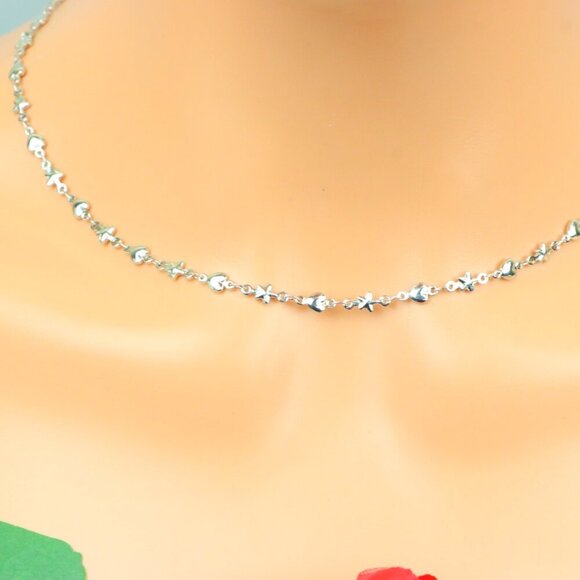 Delicate & Contemporary Necklace Chain, A Lovely Choice for Women, EVCH1765 - Picture 5 of 10